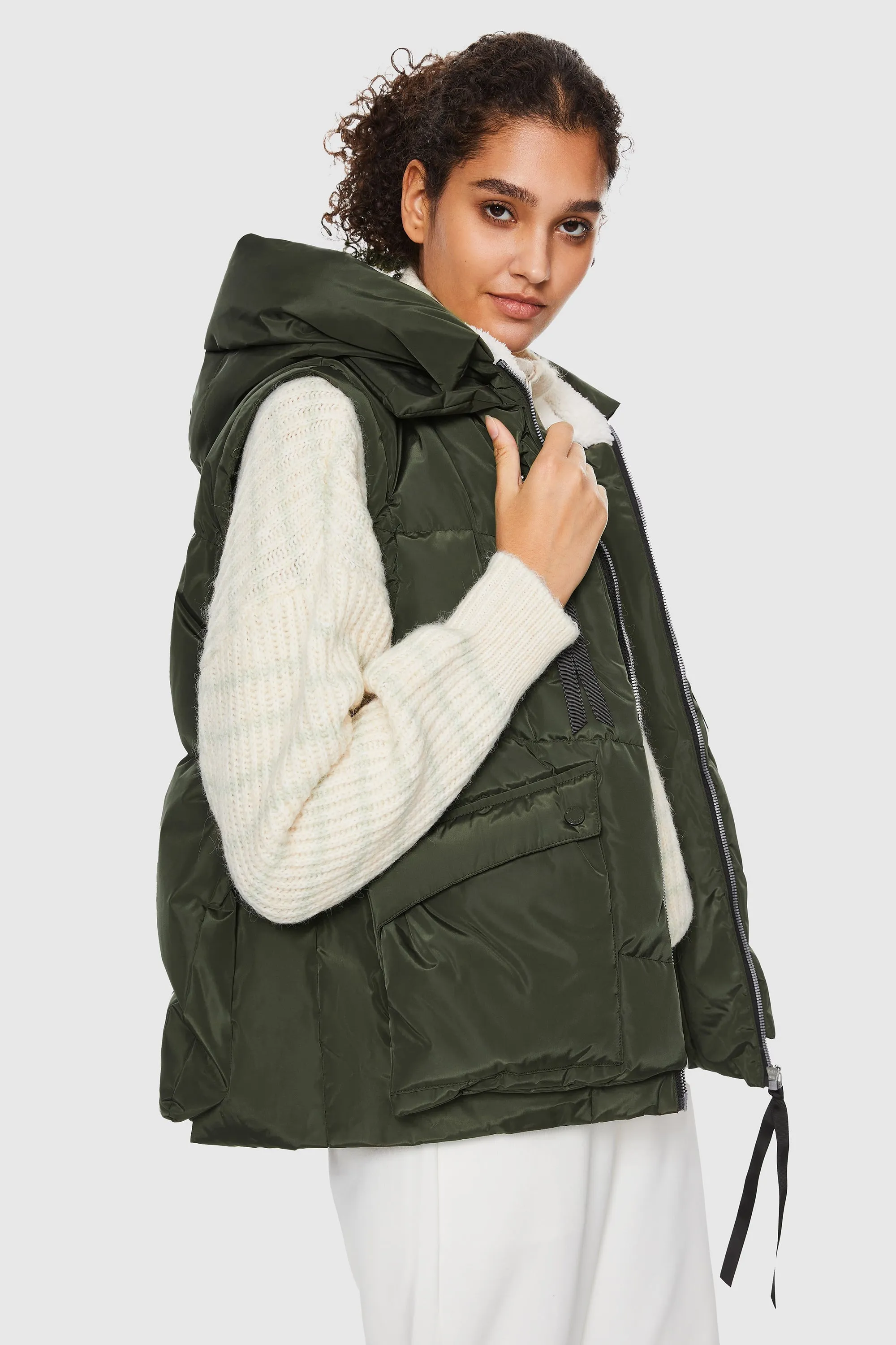 092 Classics Casual Cropped Winter Down Vest