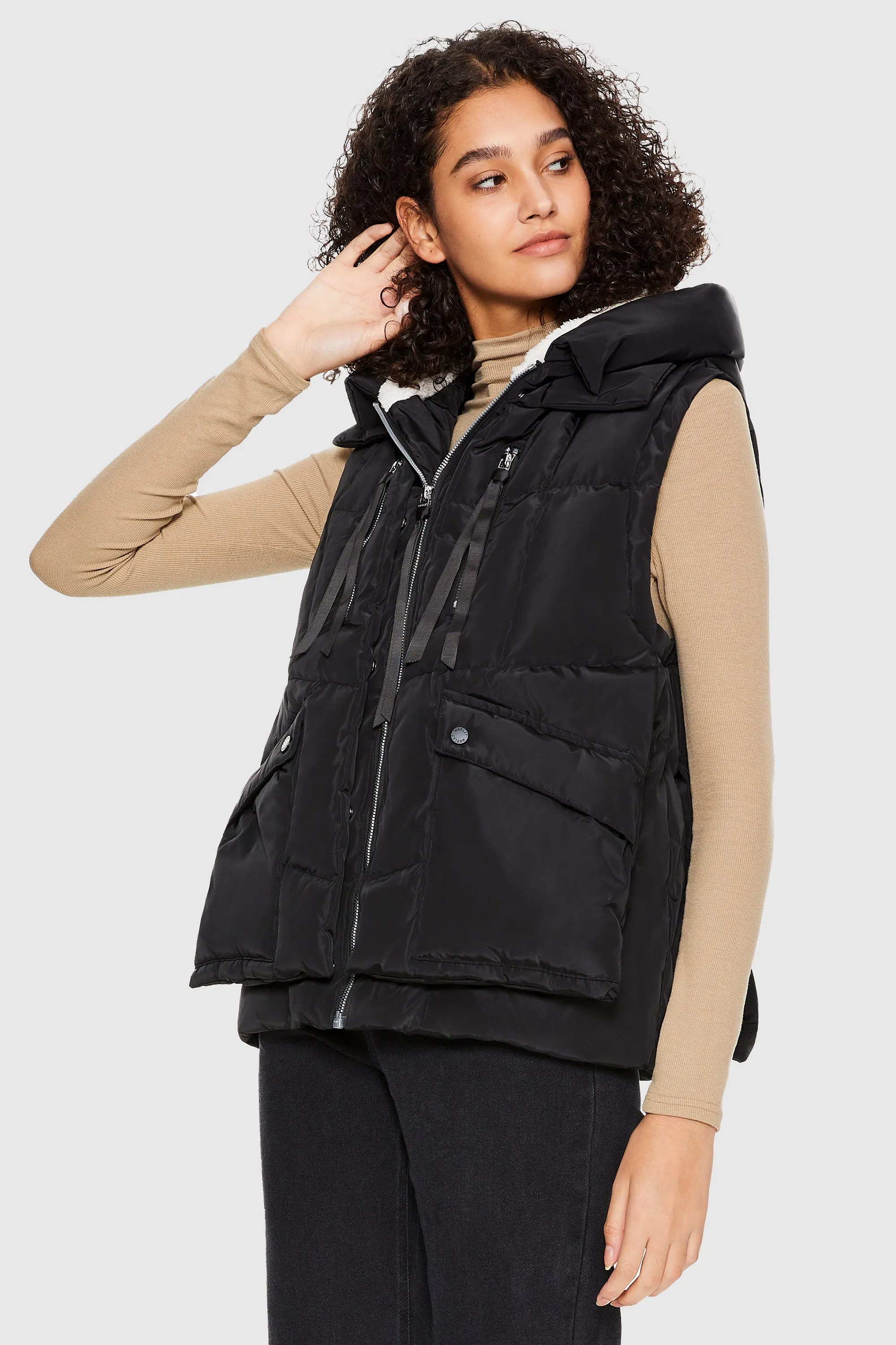 092 Classics Casual Cropped Winter Down Vest