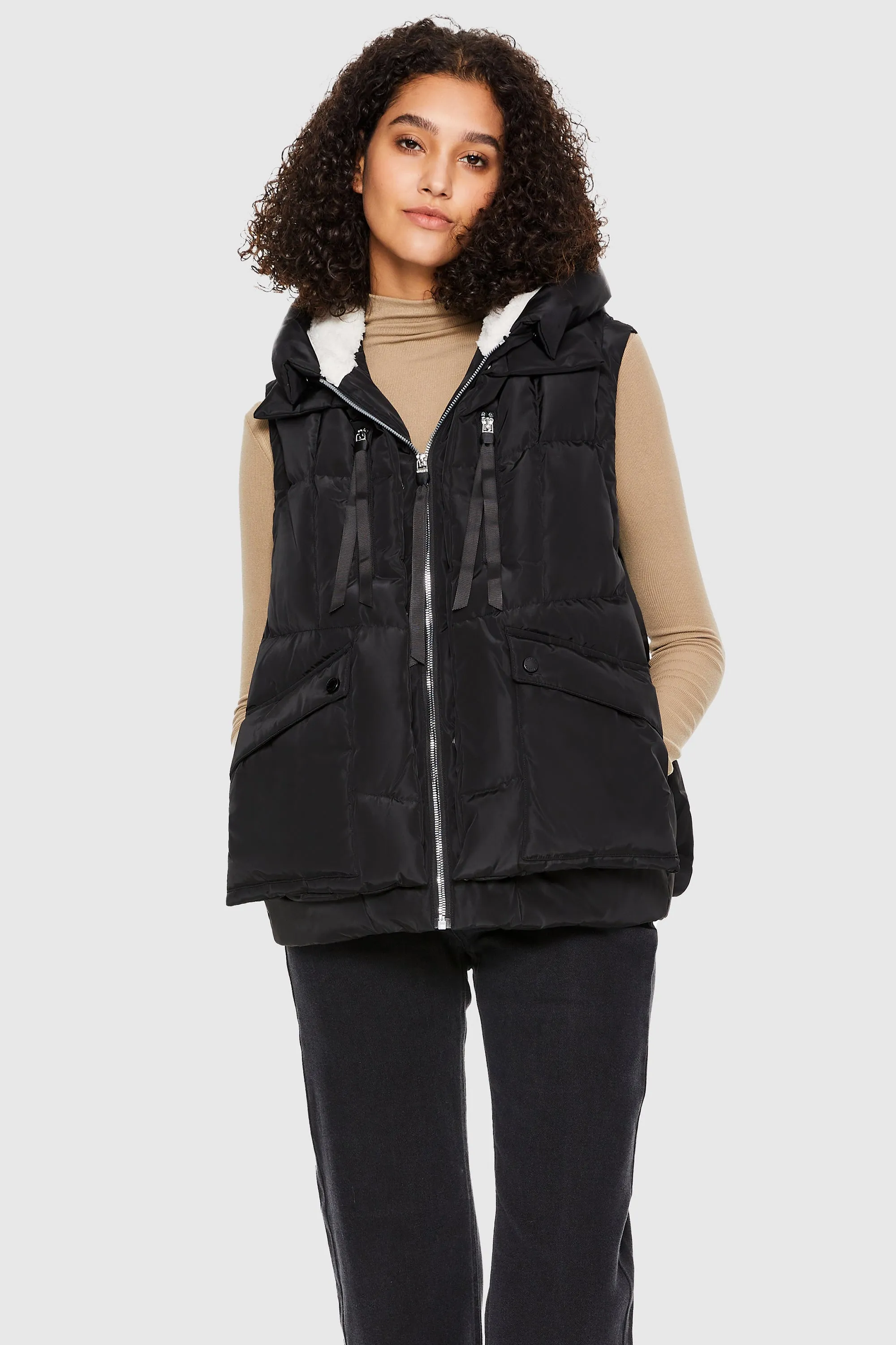 092 Classics Casual Cropped Winter Down Vest