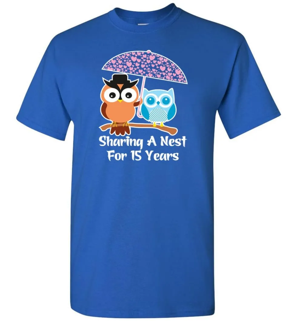 15 Years Wedding Anniversary Gifts Valentine's Day T-shirt