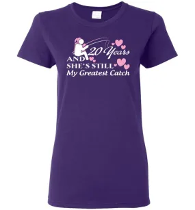 20 Years Anniversary She Still My Greatest Catch Women Tee