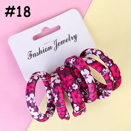 2018 Cheap Elastic Hair Bands Women Cotton Hair Ties Girls Hair Accessories Ponytail Rope Hairband Kids Drop Shipping Headwear