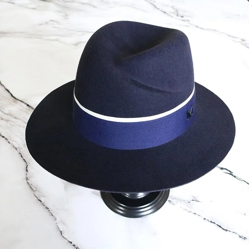 2022 New Hats For Men High Quality Autumn Winter Fedora Ladies Hats For Women M Wool Felt Hat Hair A