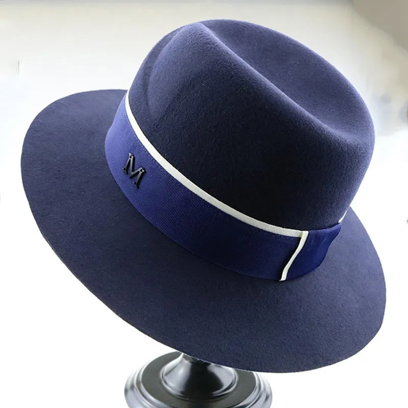 2022 New Hats For Men High Quality Autumn Winter Fedora Ladies Hats For Women M Wool Felt Hat Hair A