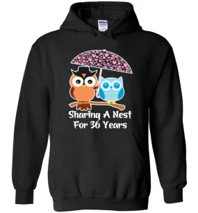 36 Years Wedding Anniversary Gifts Valentine's Day Hoodie