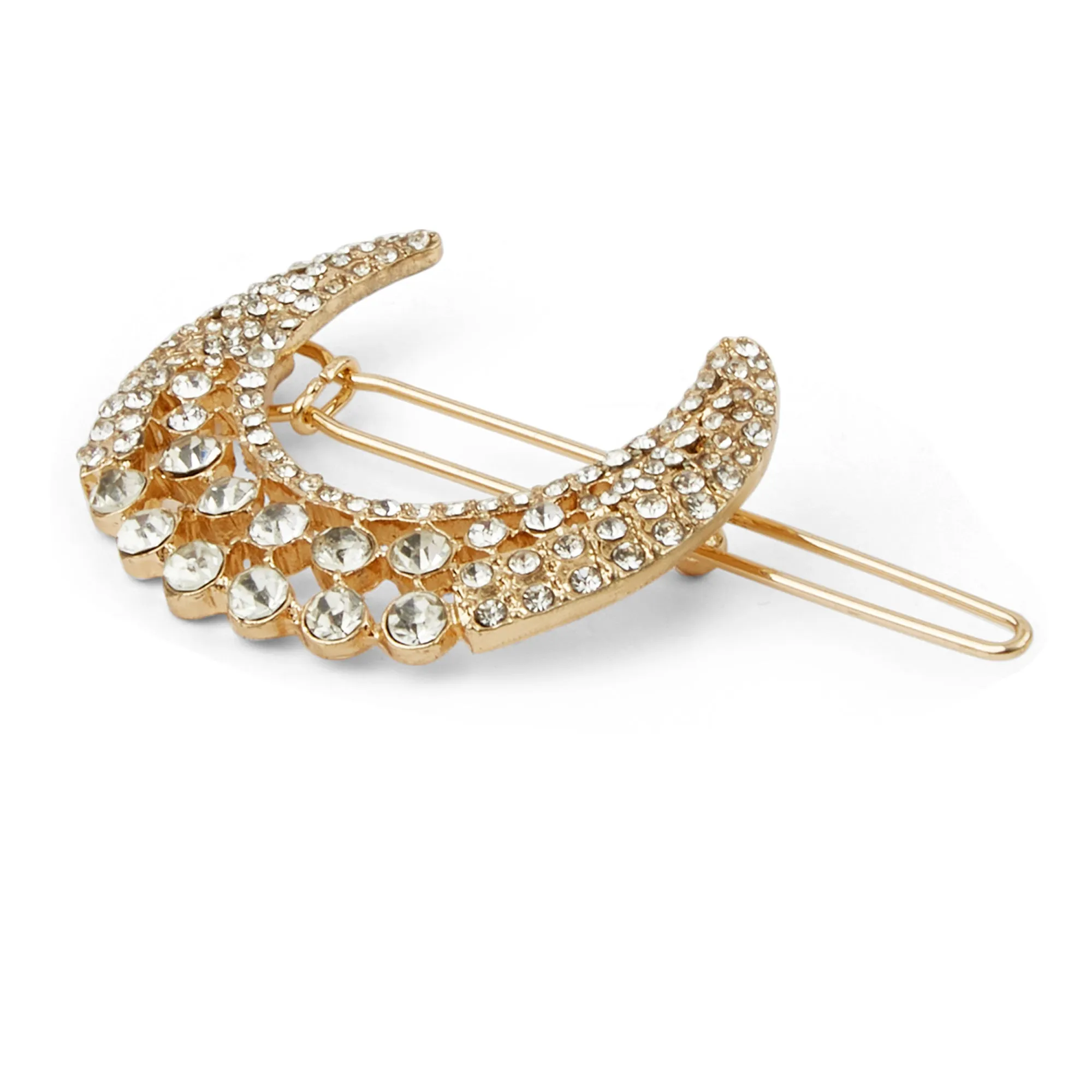 Accessorize London Crystal Moon Clip