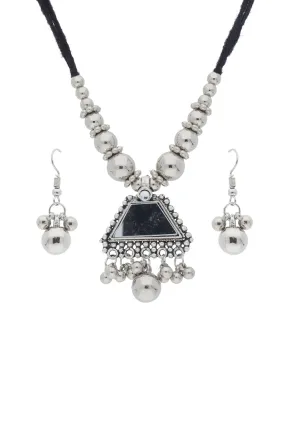 Alloy Necklace Set in Silver