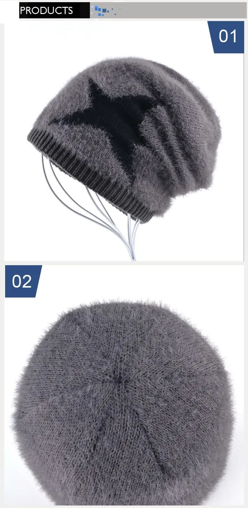 Autumn Winter Fashion Casual Knitted Beanies for Men and Women