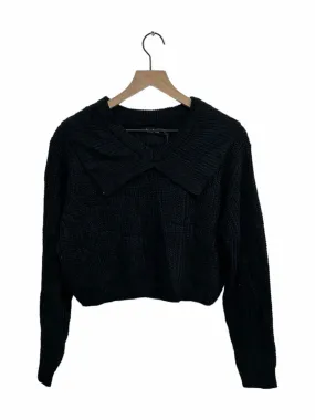 BOOHOO Black Women Size M Sweater