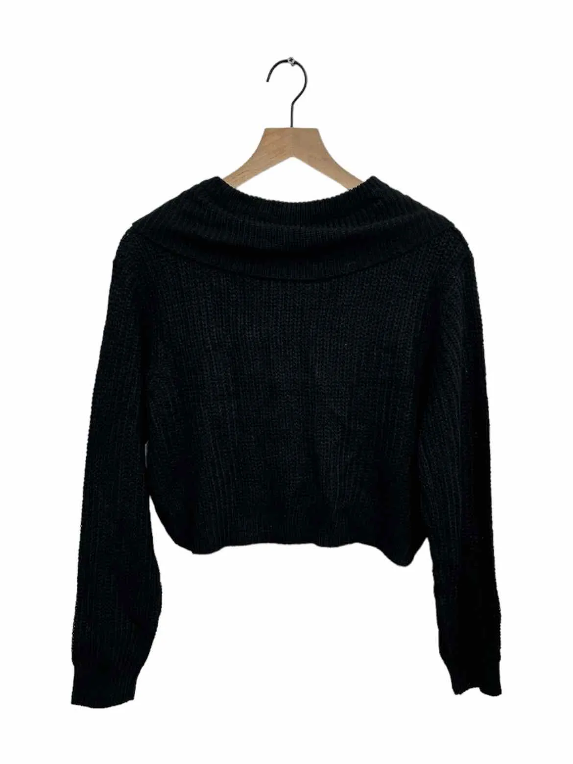 BOOHOO Black Women Size M Sweater