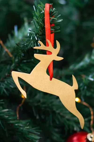 Brass Deer Ornament