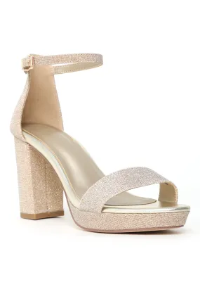 CLASSIC PLATFORM HEELS-LT-GOLD