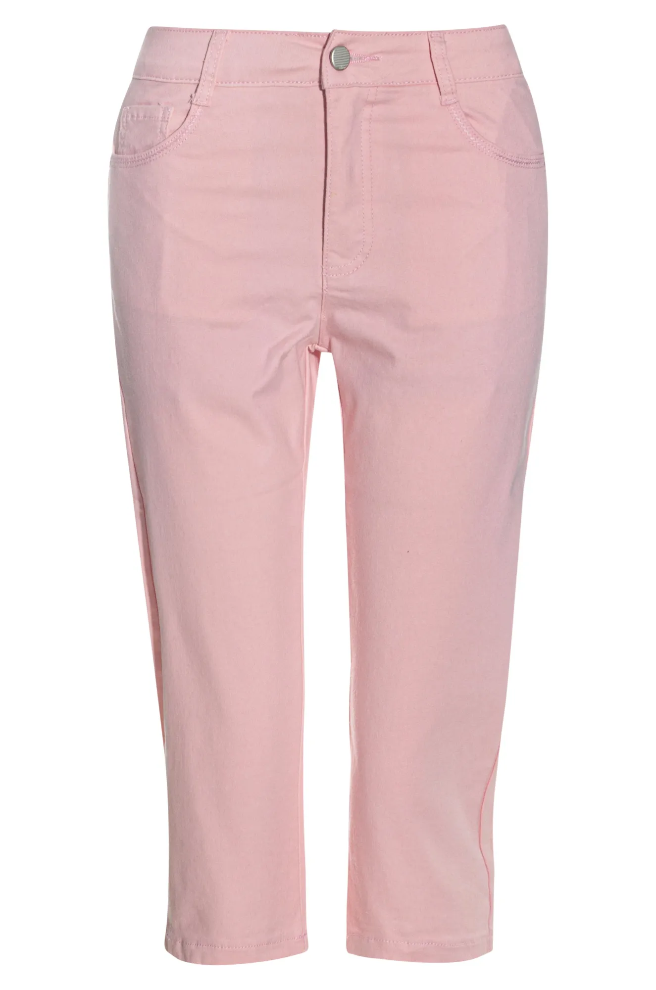 Coloured Cotton Below Knee Jeans | Blossom | 6924AR