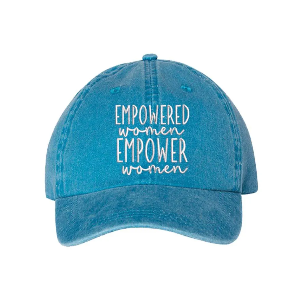 Empower Women Washed Baseball Hat- Empowered Women Baseball Hat