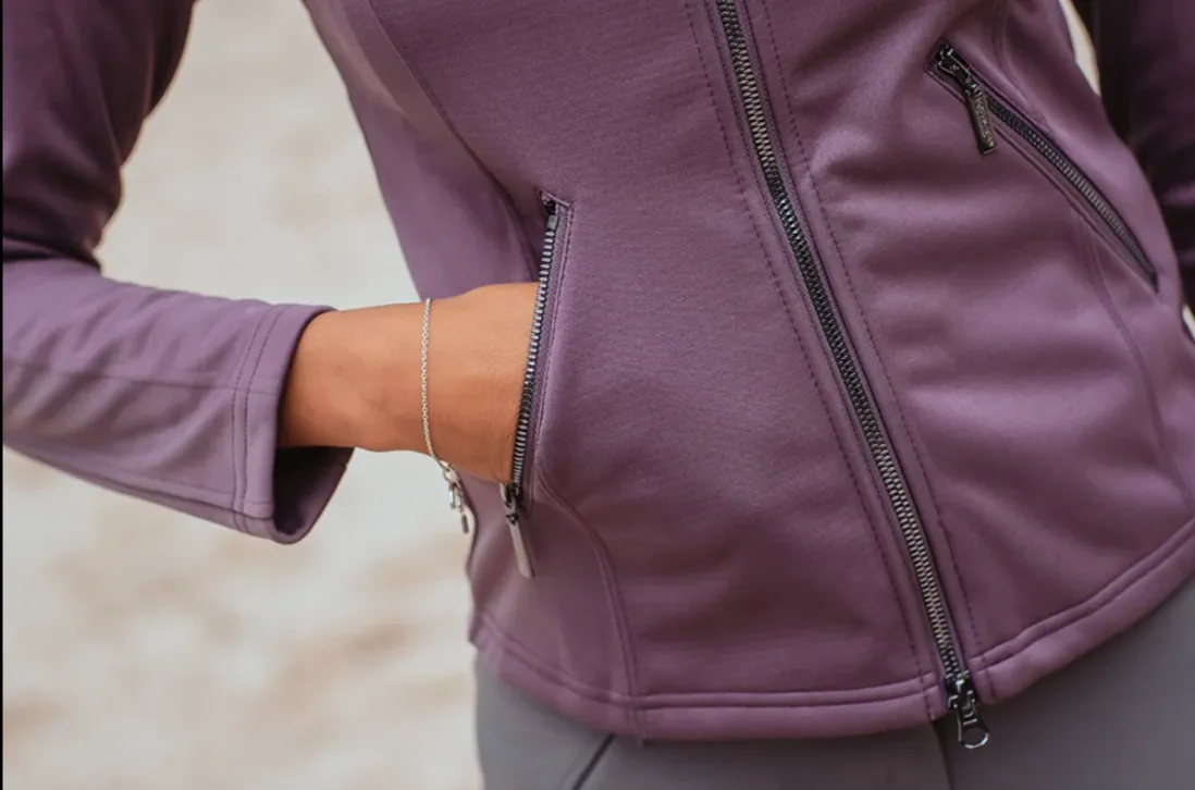 EQUESTRIAN STOCKHOLM ORCHID BLOOM SOFTSHELL JACKET