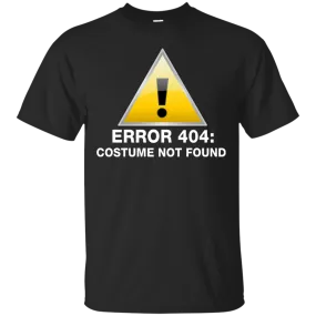 Error 404: Costume not found shirt, hoodie, tank