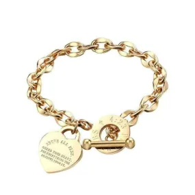 Eternal Love Rose Gold Bracelet