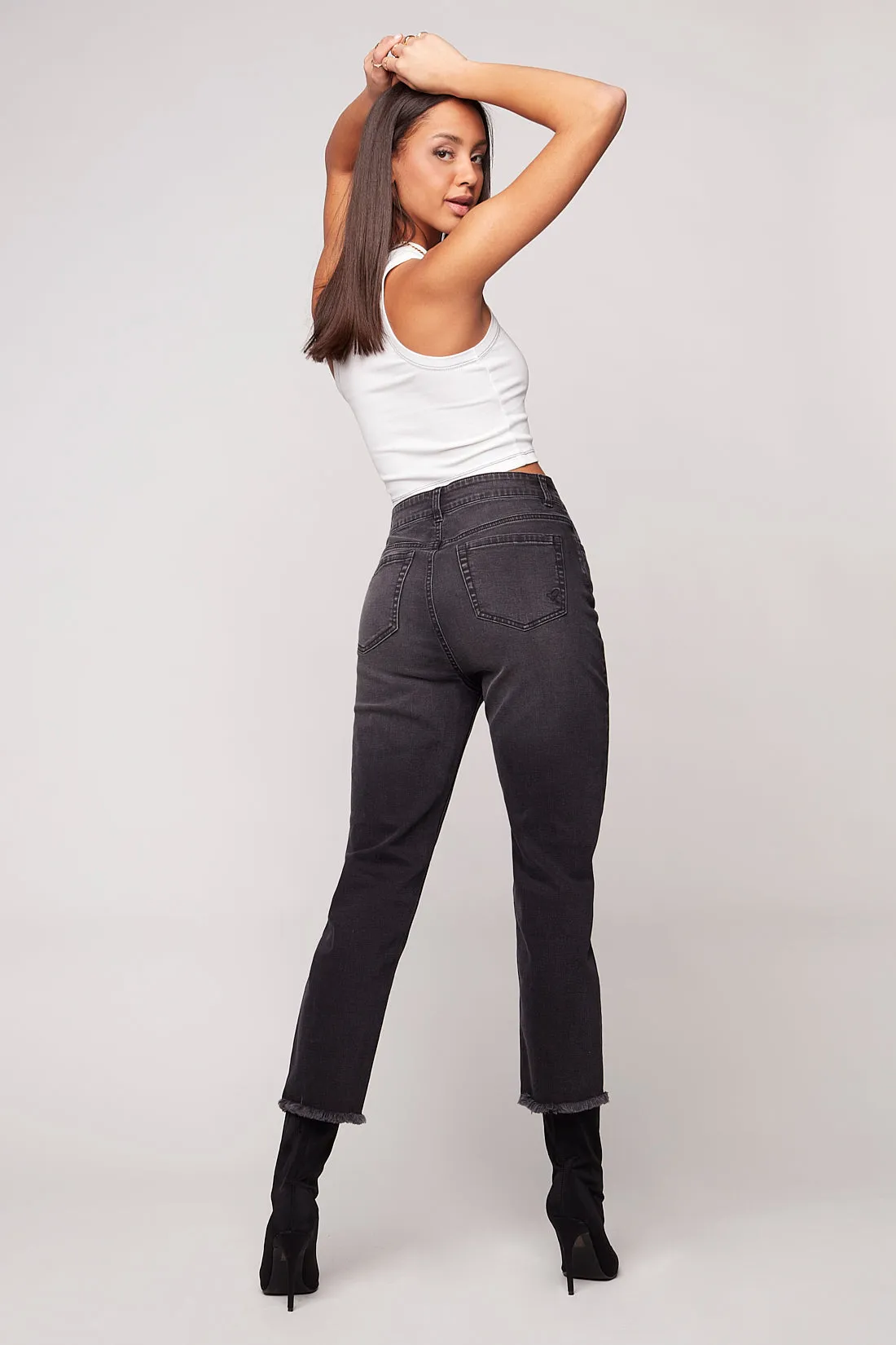 GIGI - Mom Pants - Vintage Black