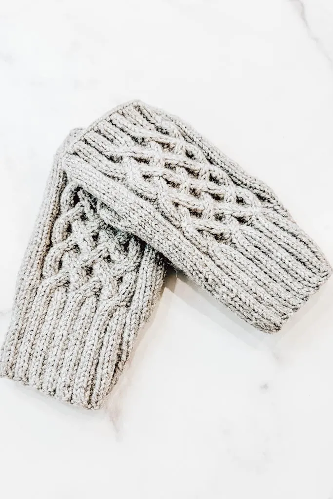 Gray Fingerless Gloves