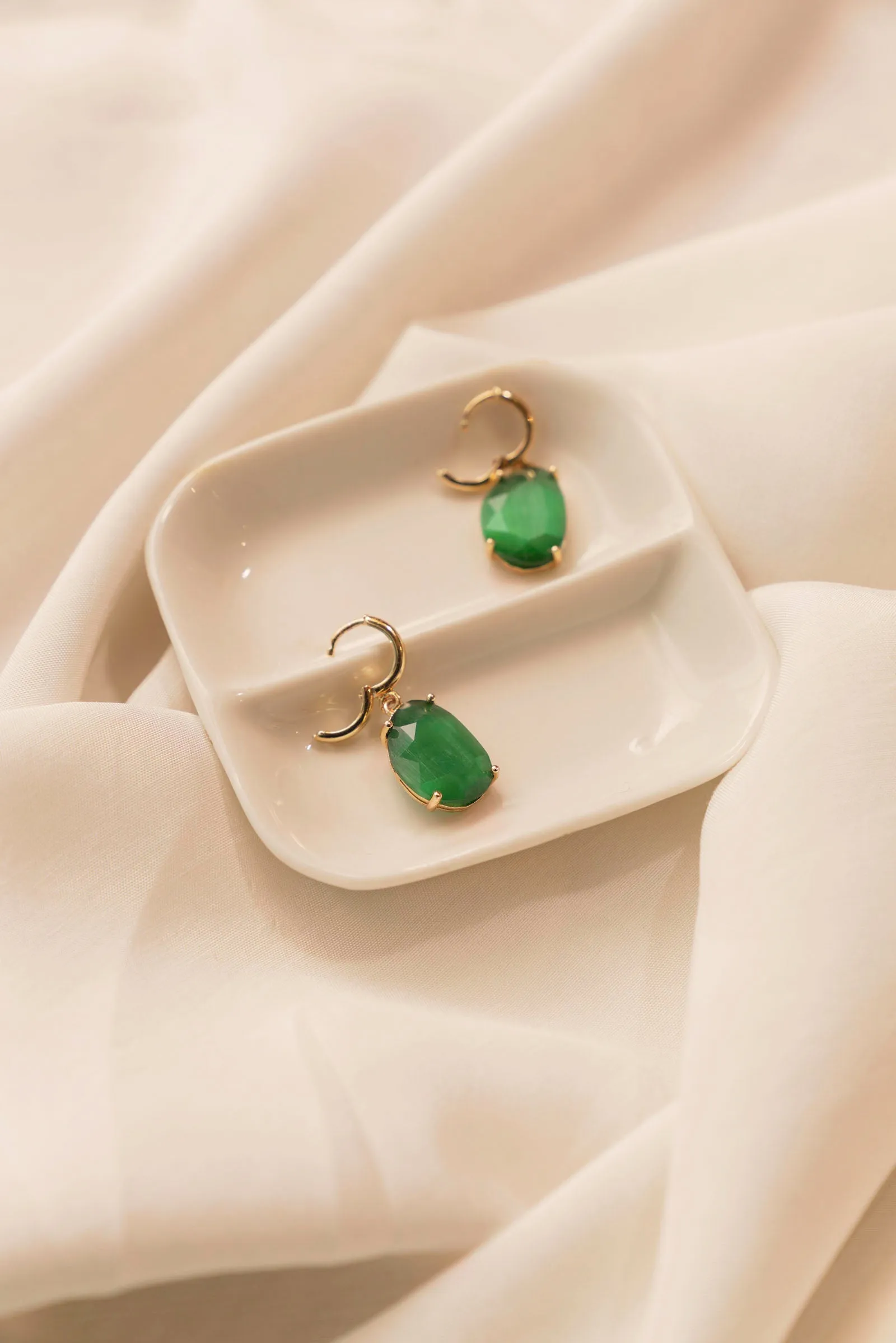 Green Earrings