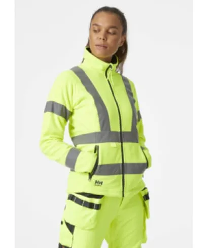 Helly Hansen Womens Luna Hi Vis Fleece Jacket-72174