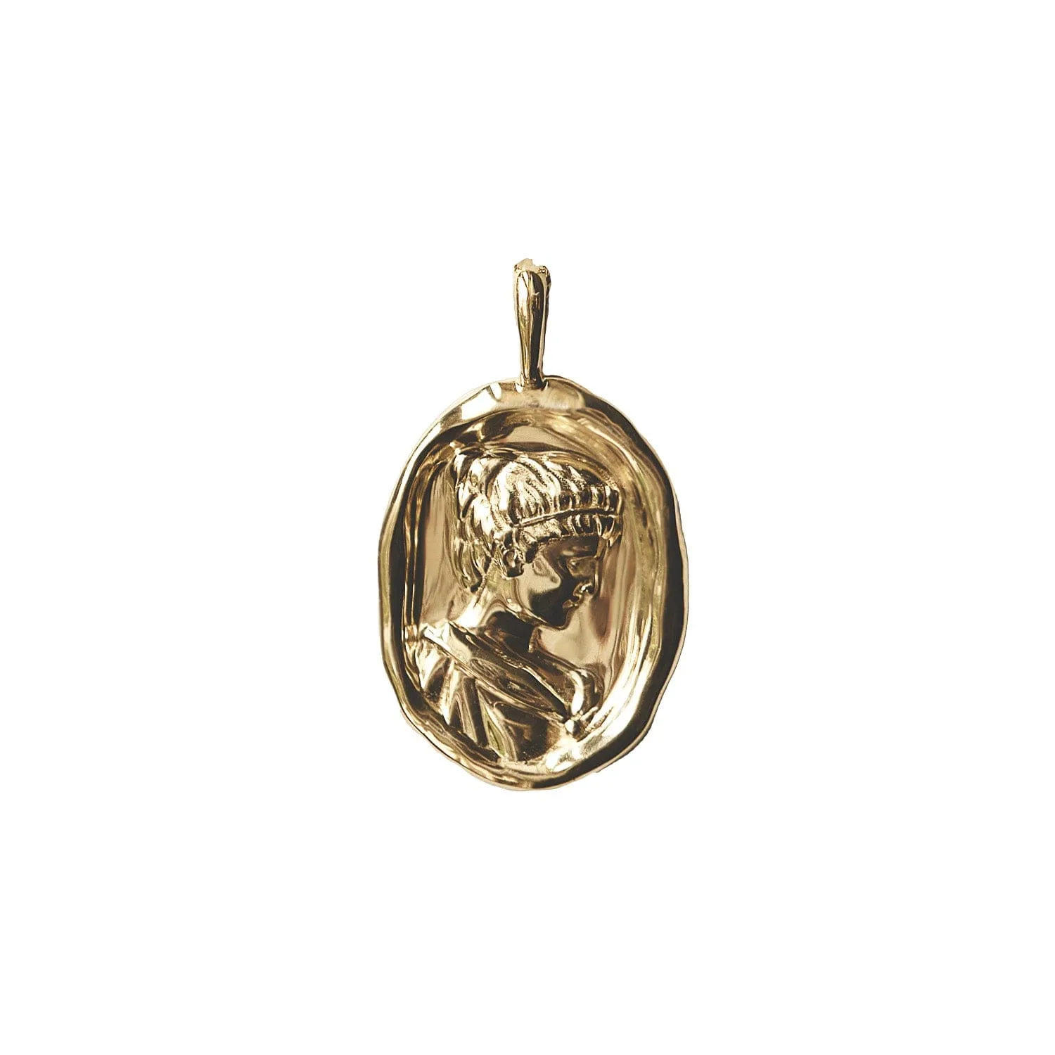 Hypatia Molten Gold Pendant