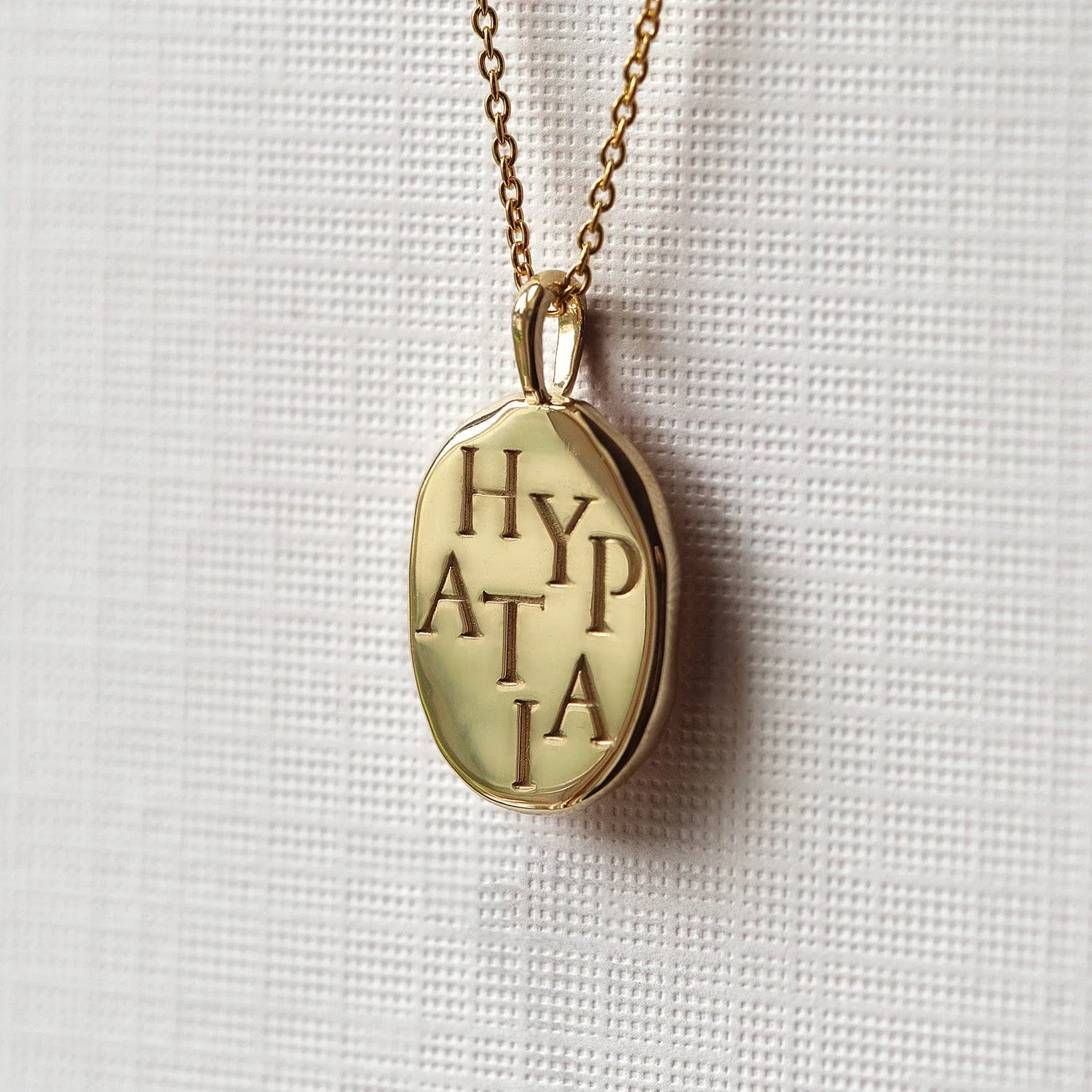 Hypatia Molten Gold Pendant