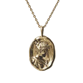 Hypatia Molten Gold Pendant