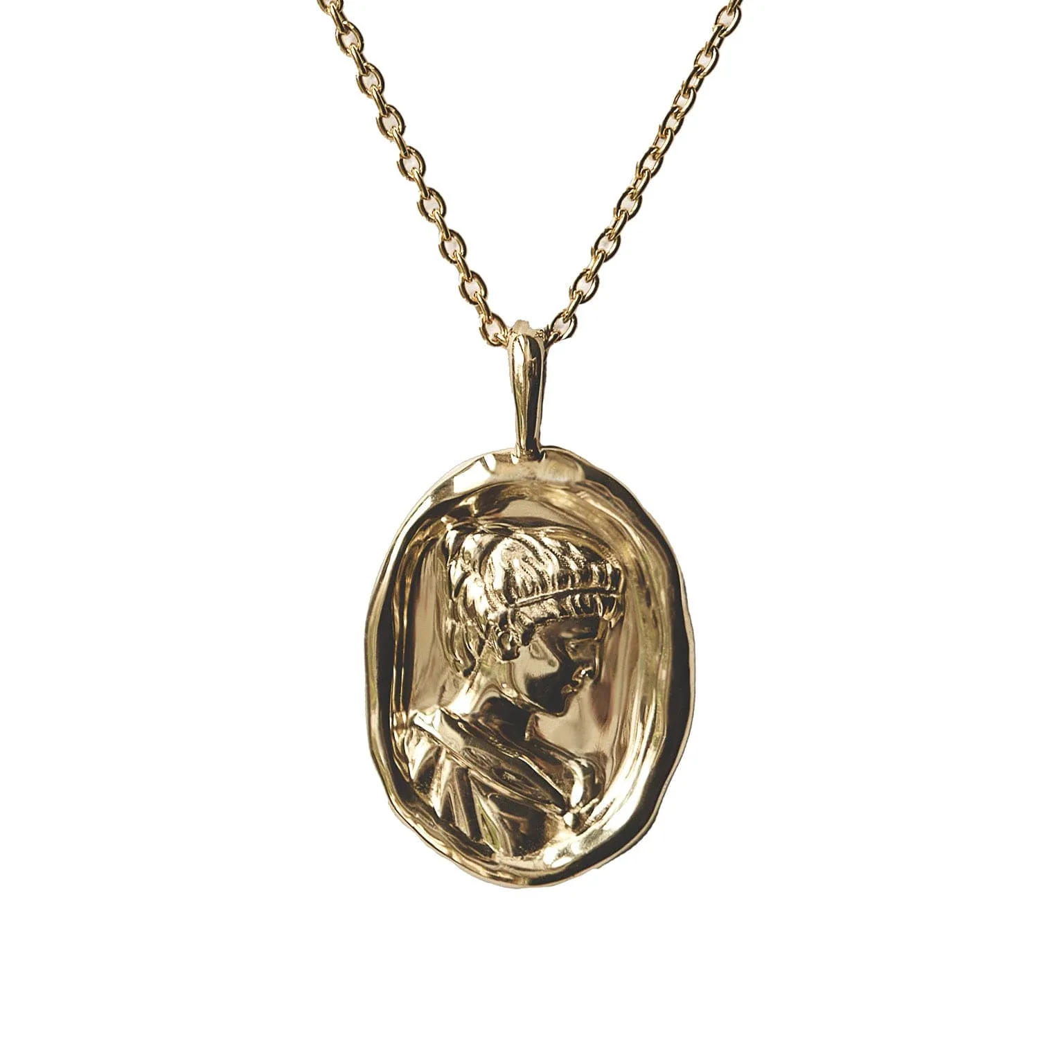 Hypatia Molten Gold Pendant