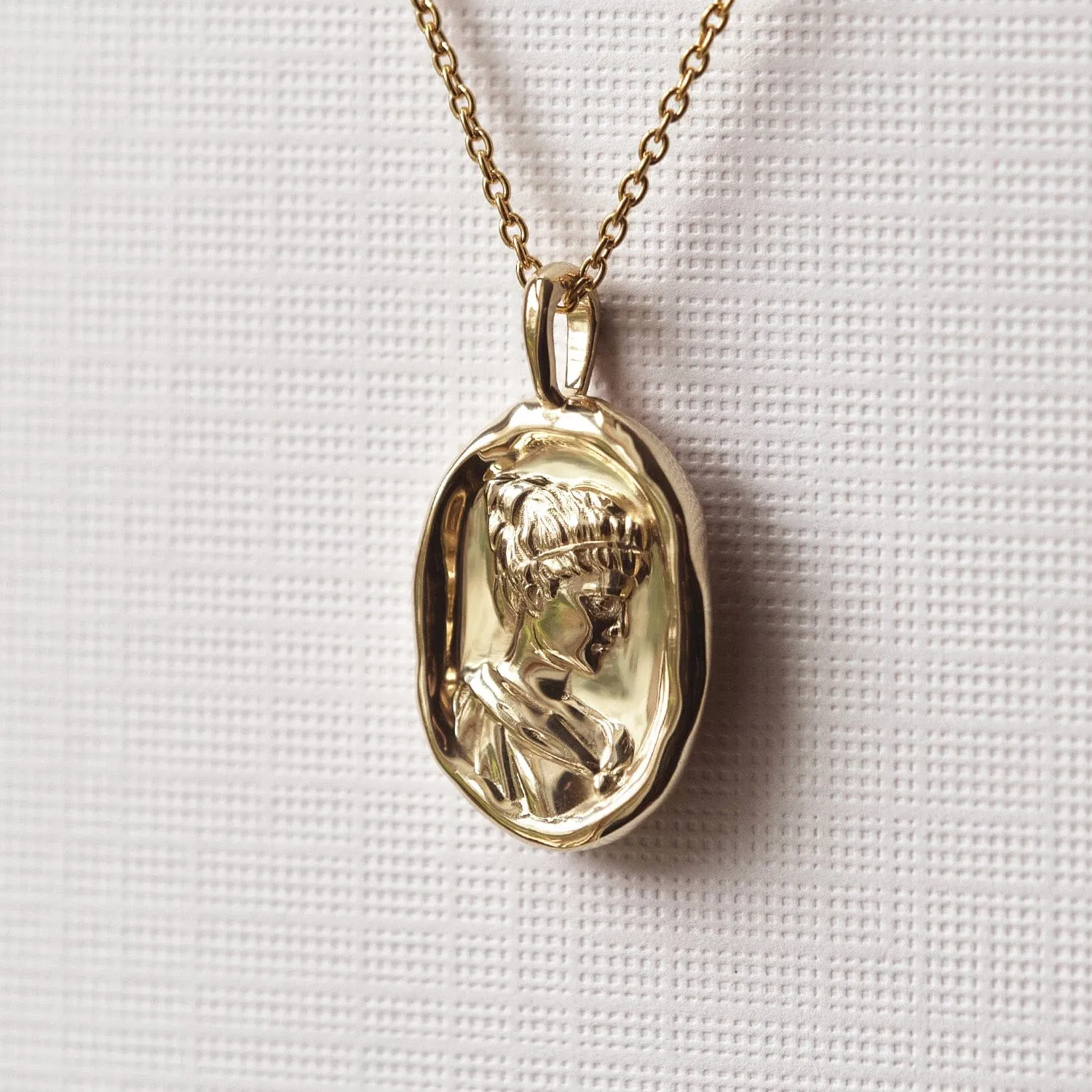 Hypatia Molten Gold Pendant