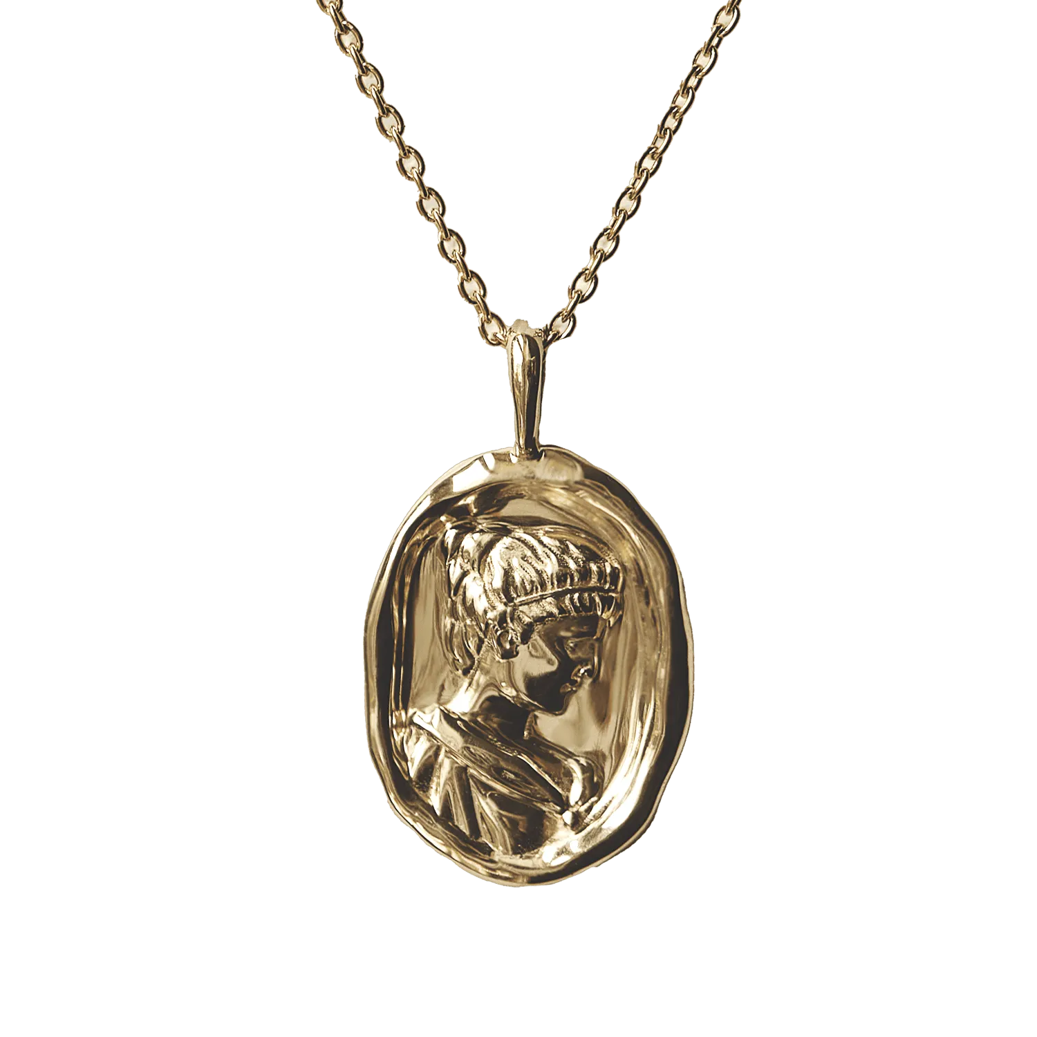 Hypatia Molten Gold Pendant