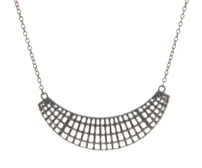 Jeweljunk Rhodium Plated  Statement Necklace