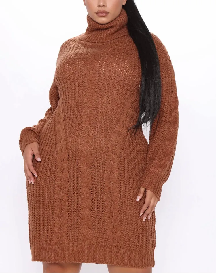 KNIT I SAY MORE SWEATER DRESS