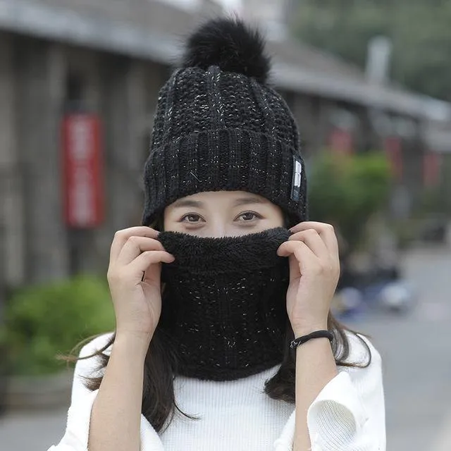 Knitted Warm wool thick Scarf