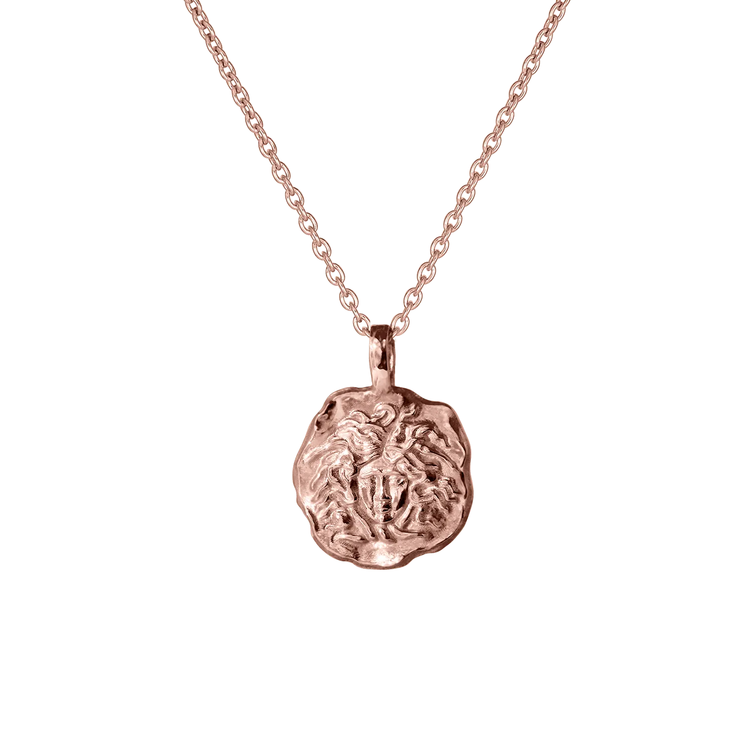 Optimized Title: Sleek Medusa Molten Small Medallion