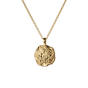 Optimized Title: Sleek Medusa Molten Small Medallion