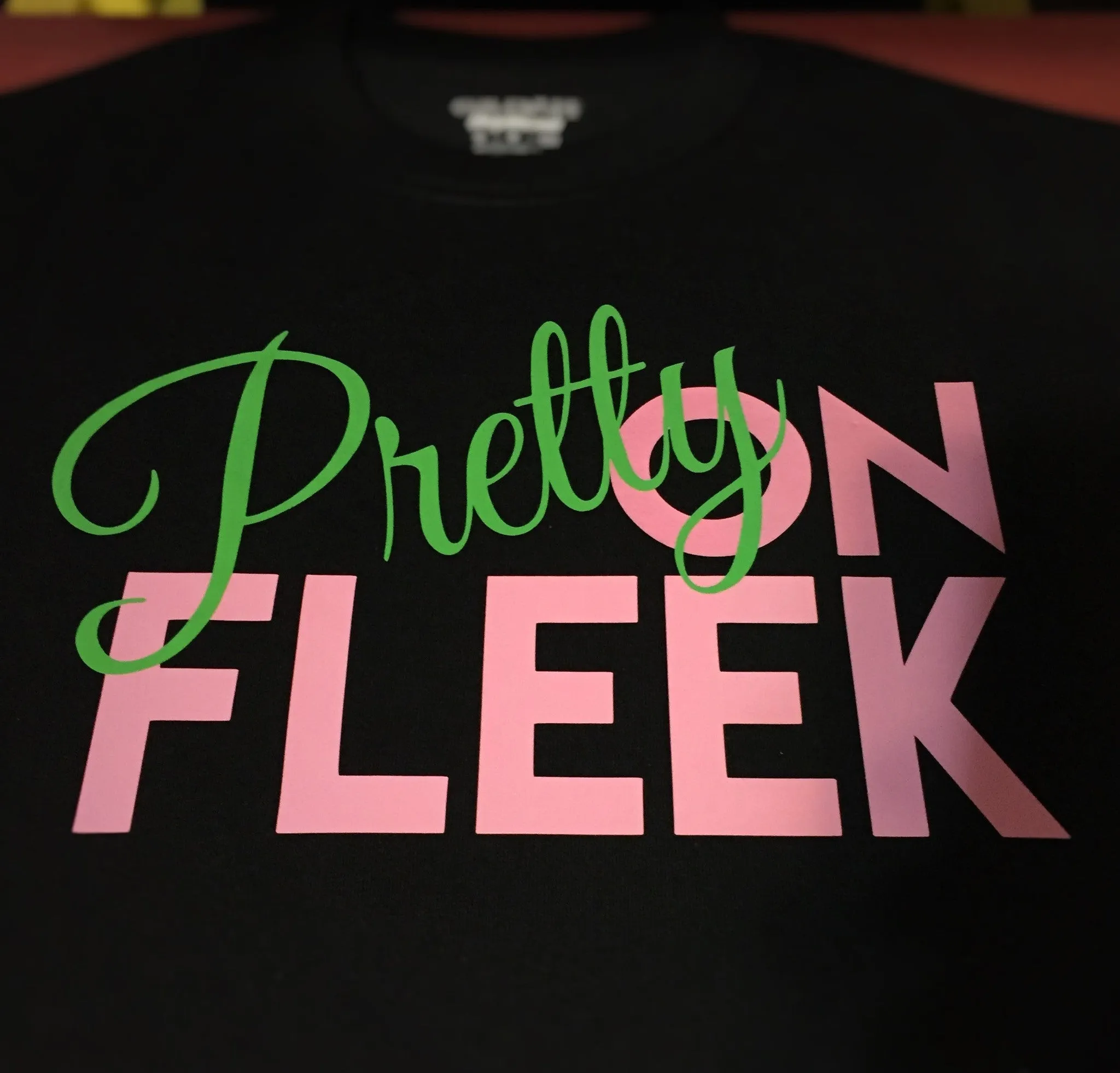 Pretty on Fleek Women T-Shirt (Black)