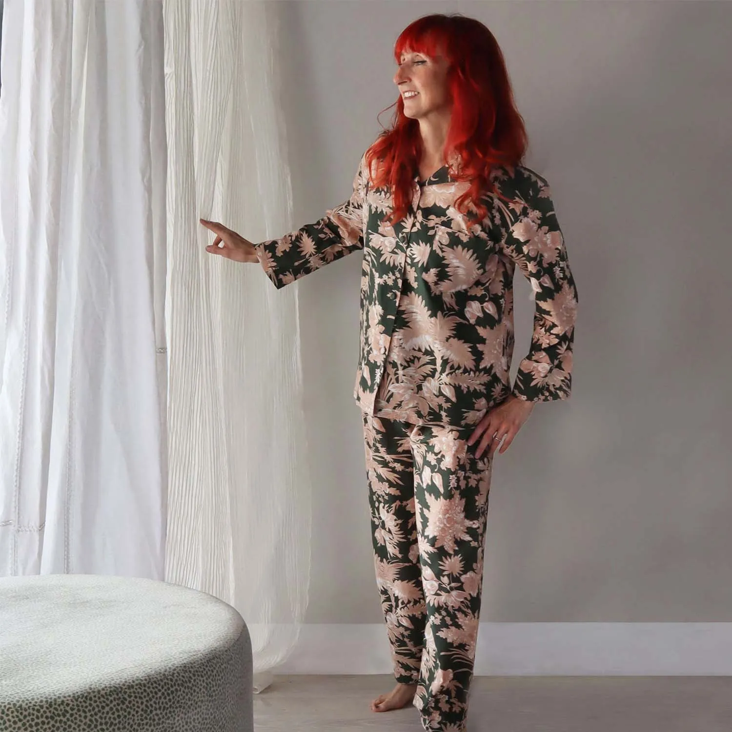 Rebecca Forest Green Pyjama Set