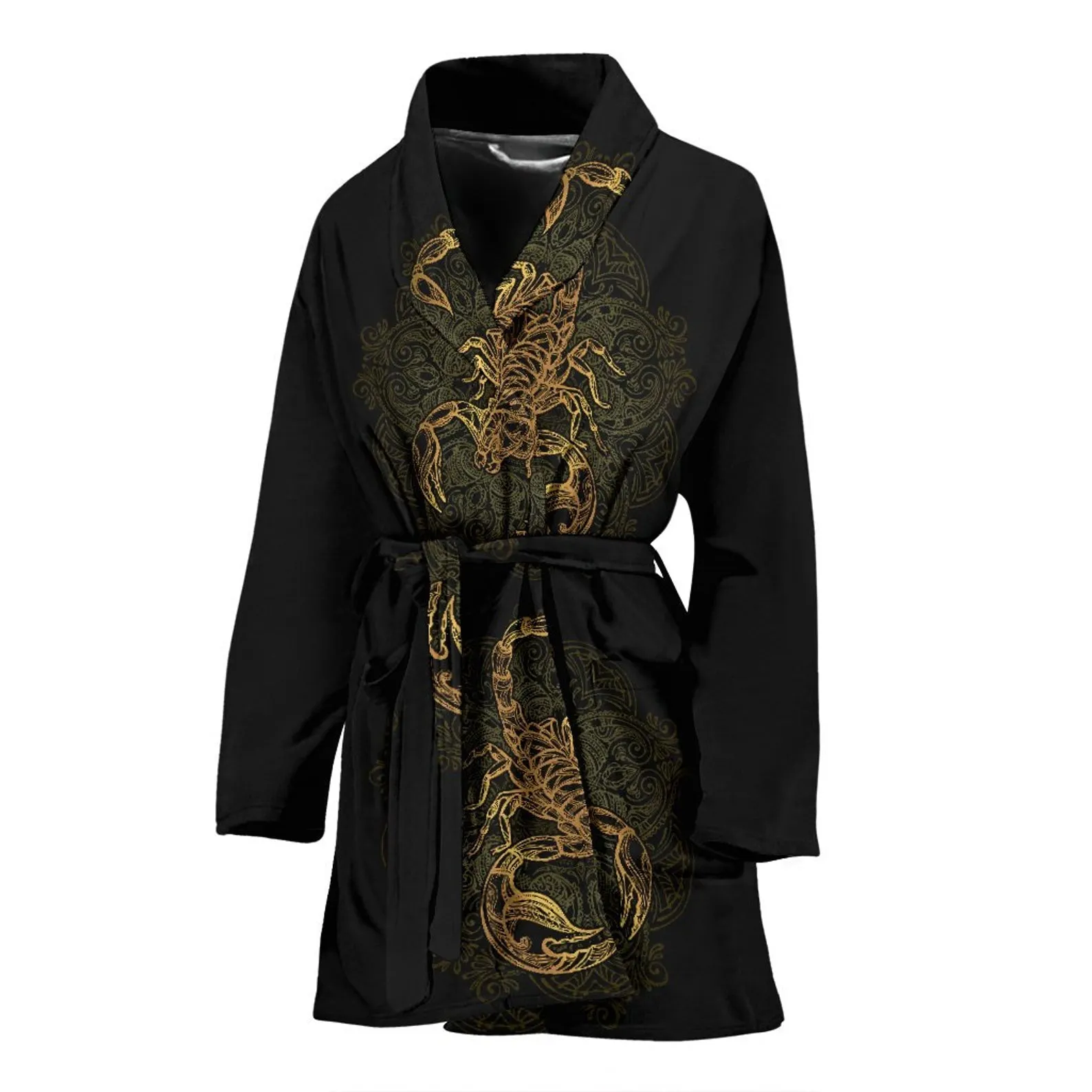 Scorpion Bath Robe For Men And Women, Unique Scorpio Zodiac Bathrobe, I Heart Scorpions, Teens And Adults Bathrobes, Scorpion Lover Gift