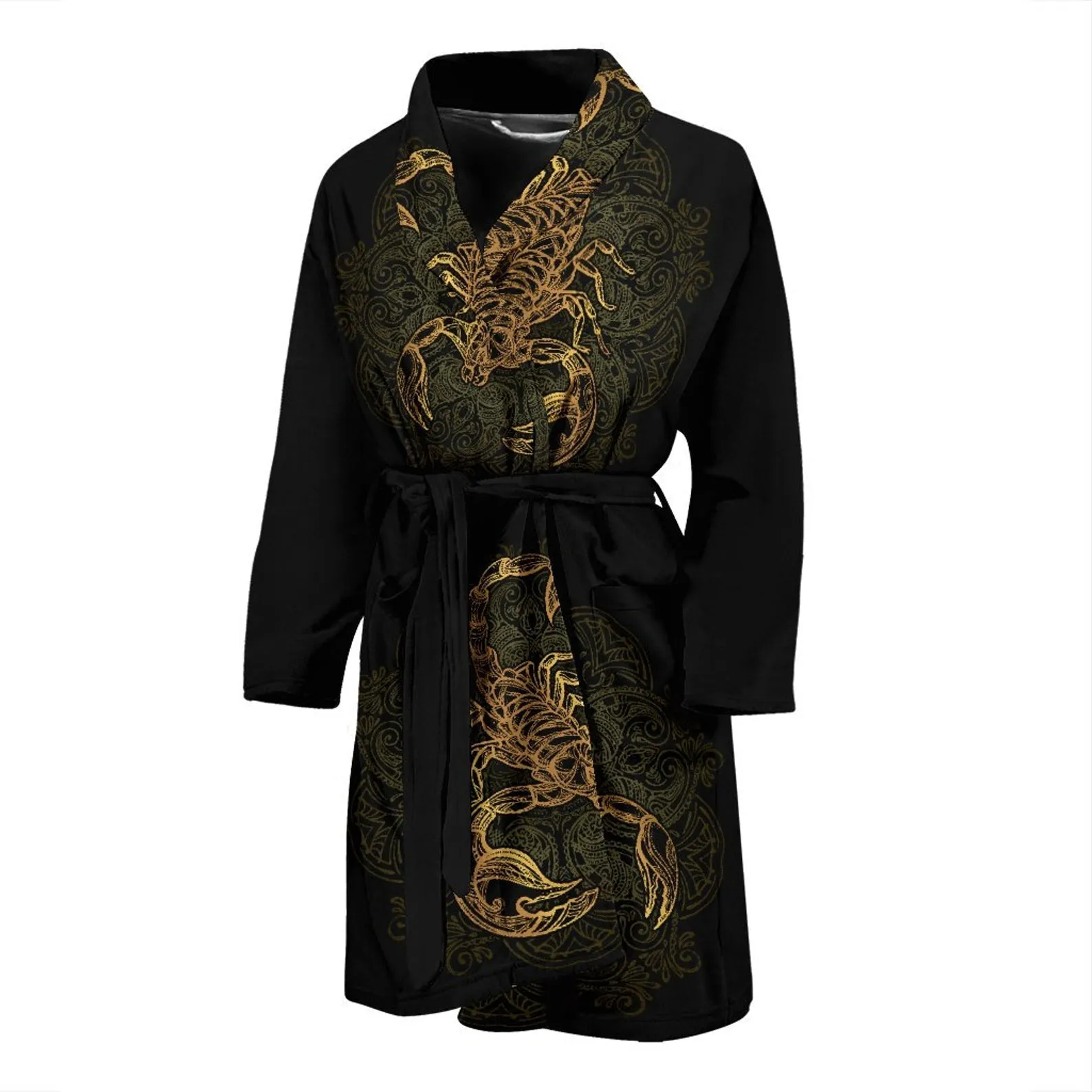 Scorpion Bath Robe For Men And Women, Unique Scorpio Zodiac Bathrobe, I Heart Scorpions, Teens And Adults Bathrobes, Scorpion Lover Gift