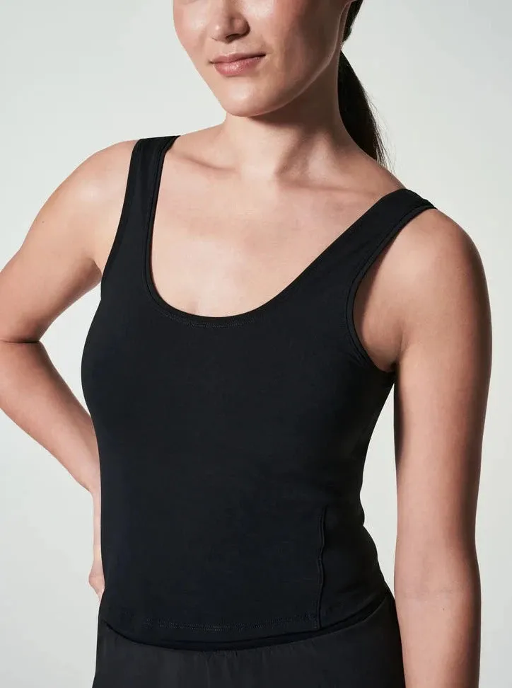 Spanx Get Moving Fitted Tank - Black