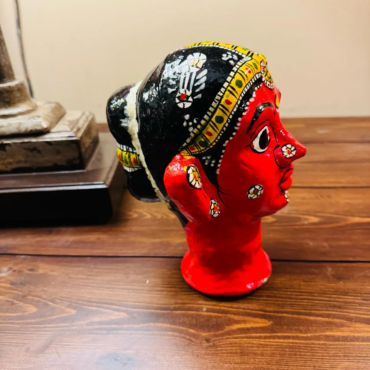 Stree  : Kinnal Art Head ( Sold Individually)