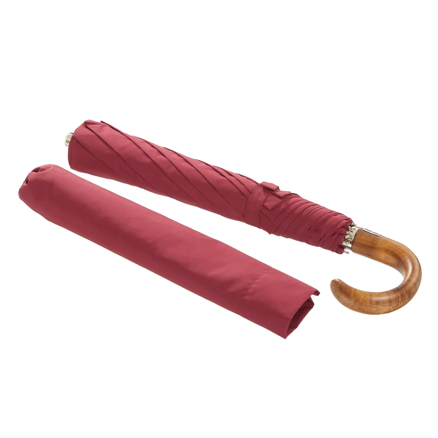 Telescopic Burgundy Umbrella