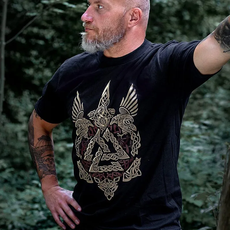 Valknut and Ravens T-Shirt