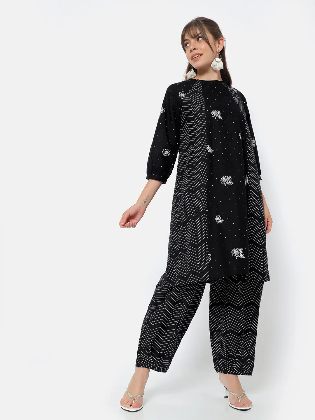 With Love Black Salwar Pant