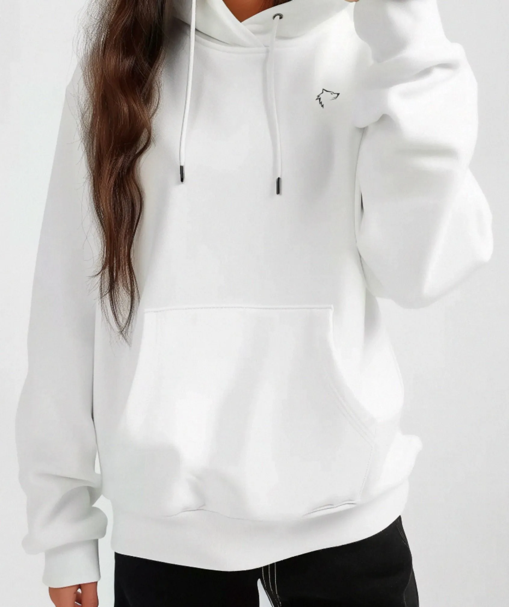 Women Hoodie - White