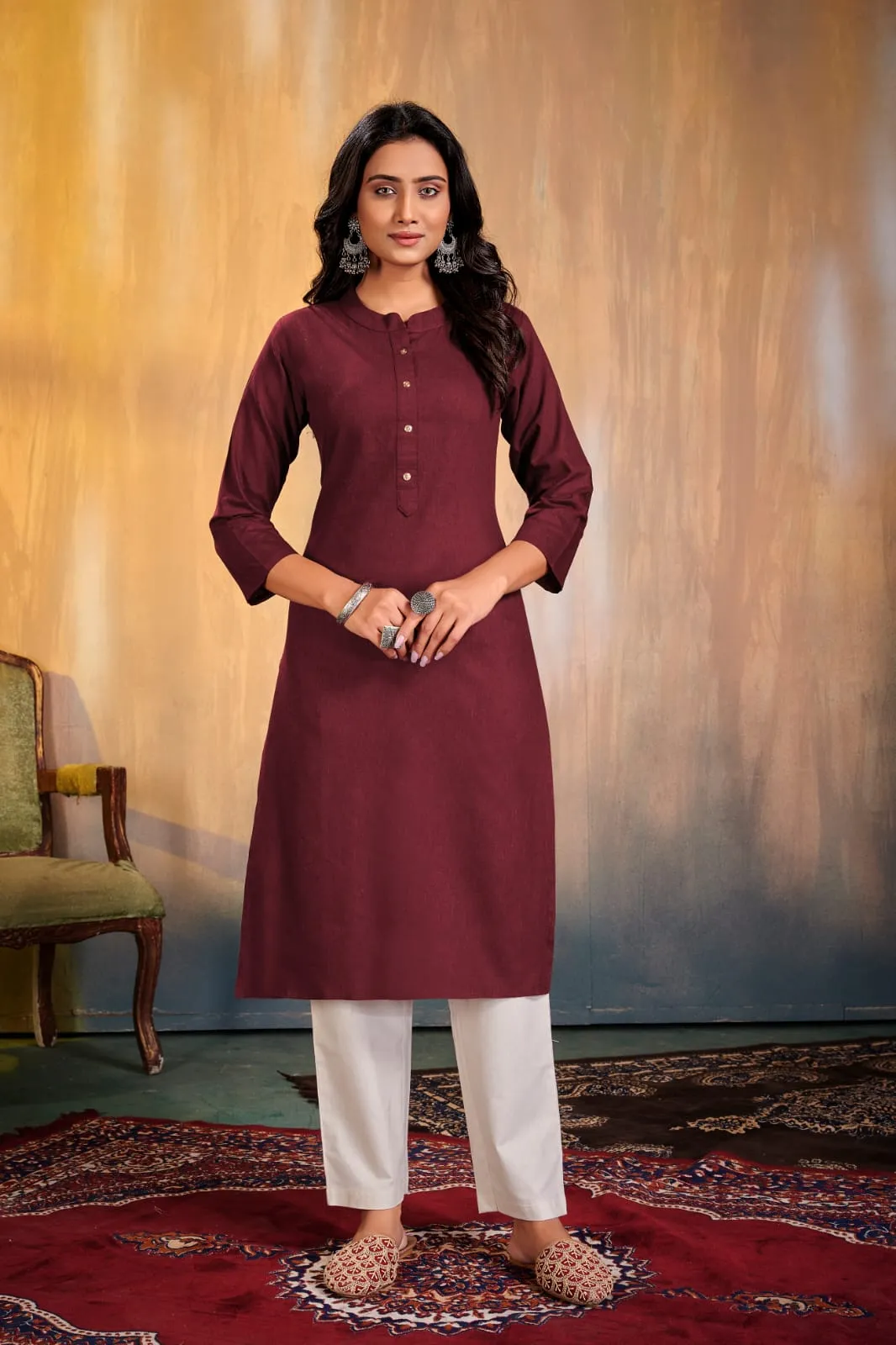 Women Plain Kurti