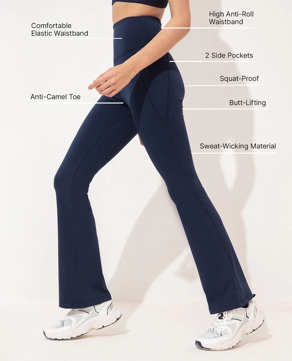 Women Stretchable Flared Pants