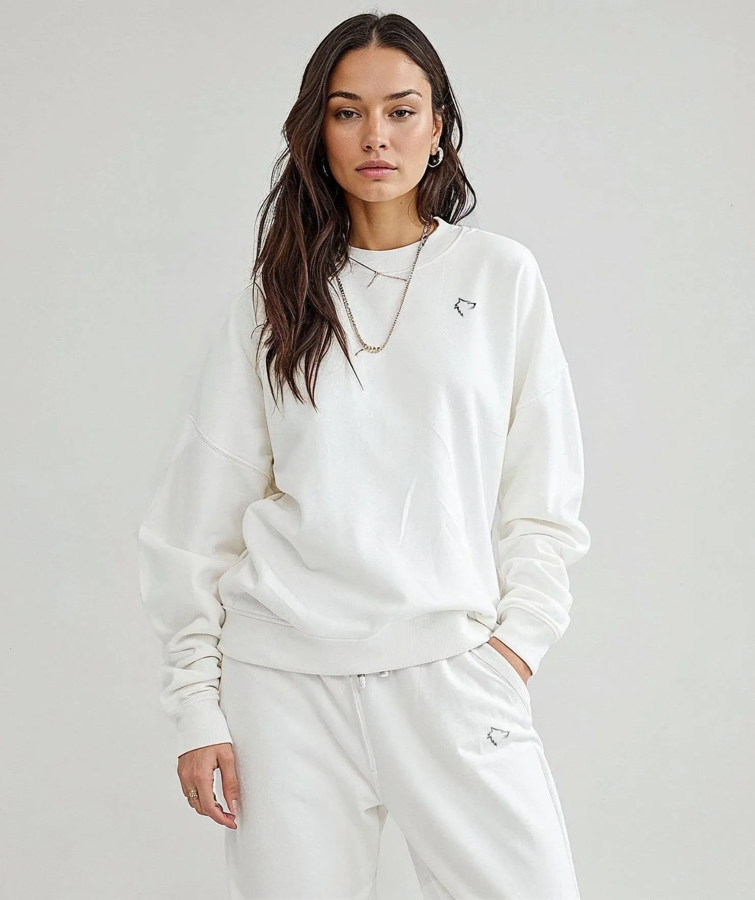 Women Sweatshirt - White